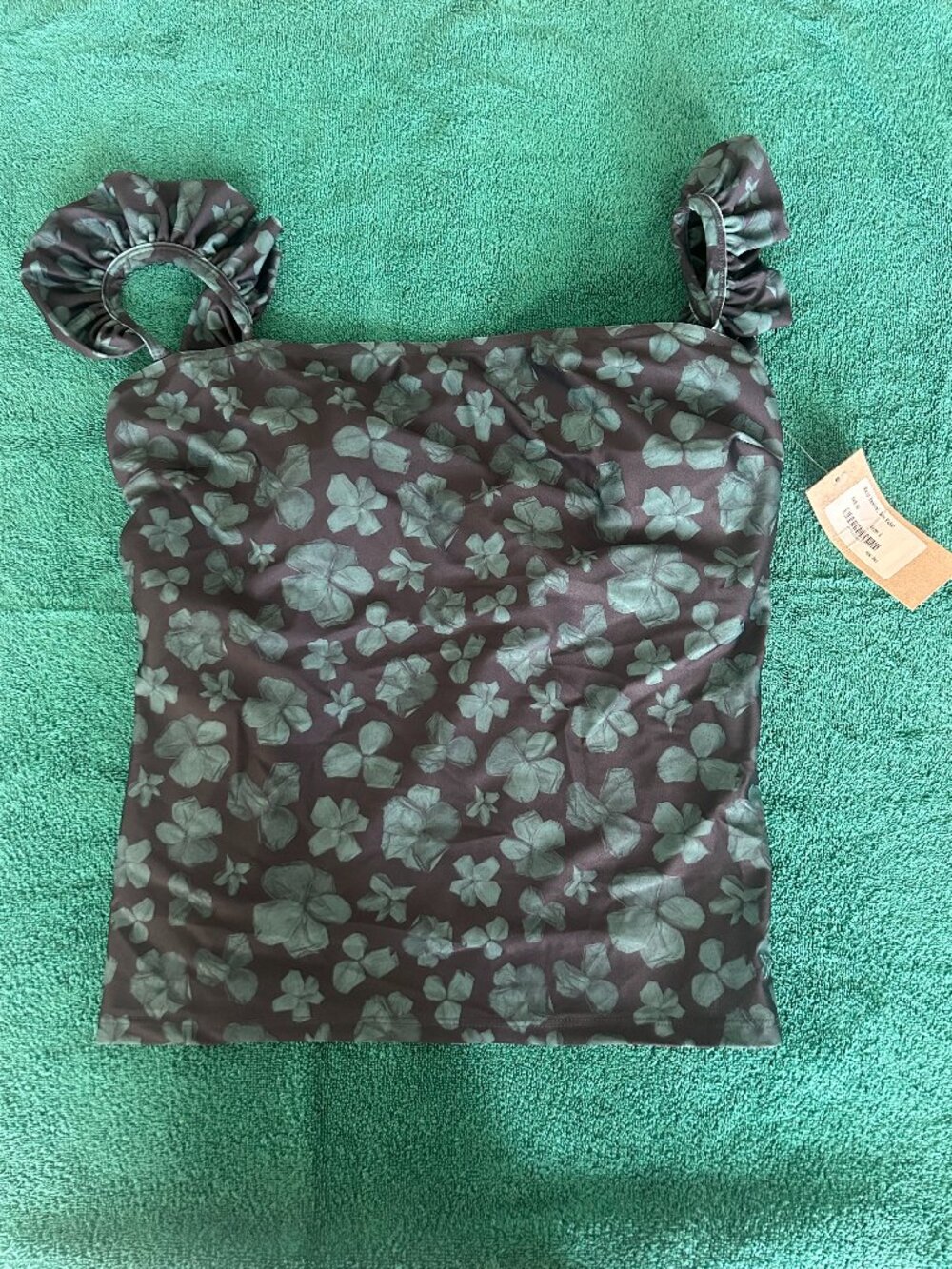 Albion Fit | Tankini Top in Sea Petal Pattern | L | NWT